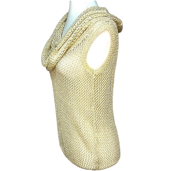 Cache Cowl Neck Gold Blouse - Picture 2 of 5